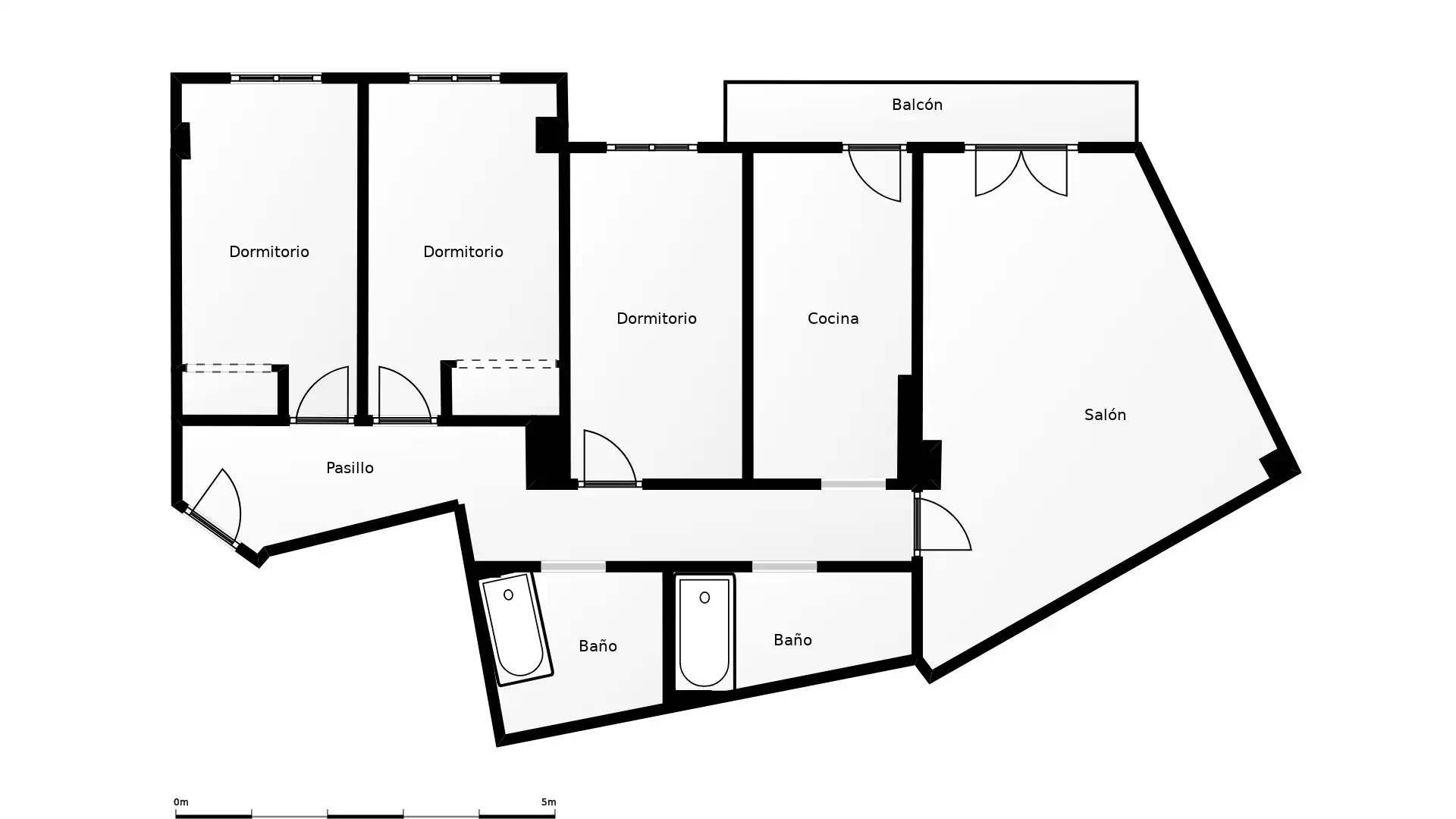 Flat for sale in Diagonal V Centenario, Illueca