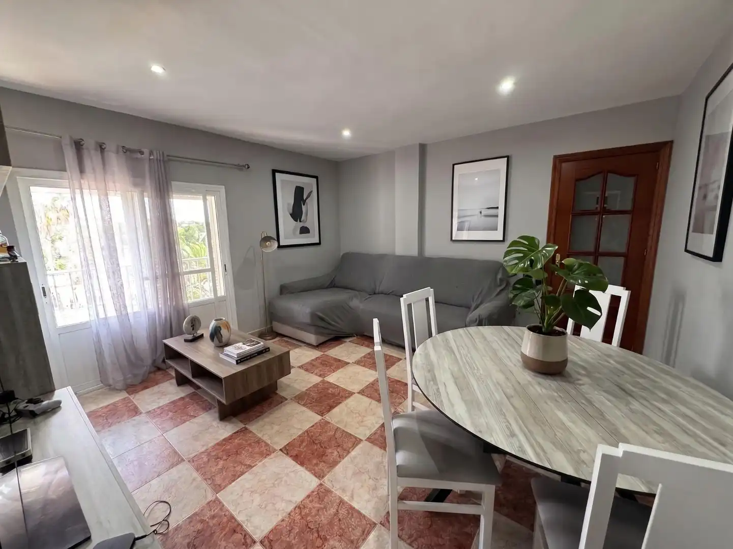 Sala d'estar de Pis en venda en Sanlúcar de Barrameda amb Aire condicionat