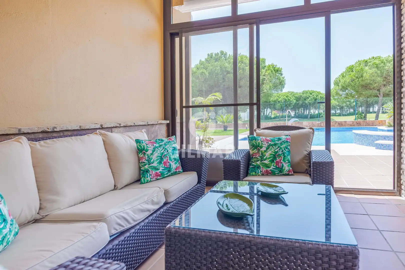 Terrassa de Casa o xalet en venda en Chiclana de la Frontera amb Calefacció, Jardí privat i Piscina