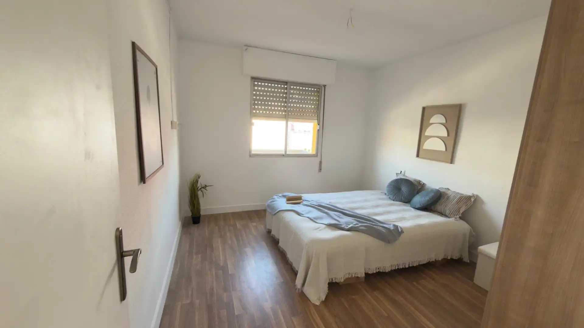 Bedroom of Flat for sale in Murcia  with Air Conditioner, Terrace and Furnished