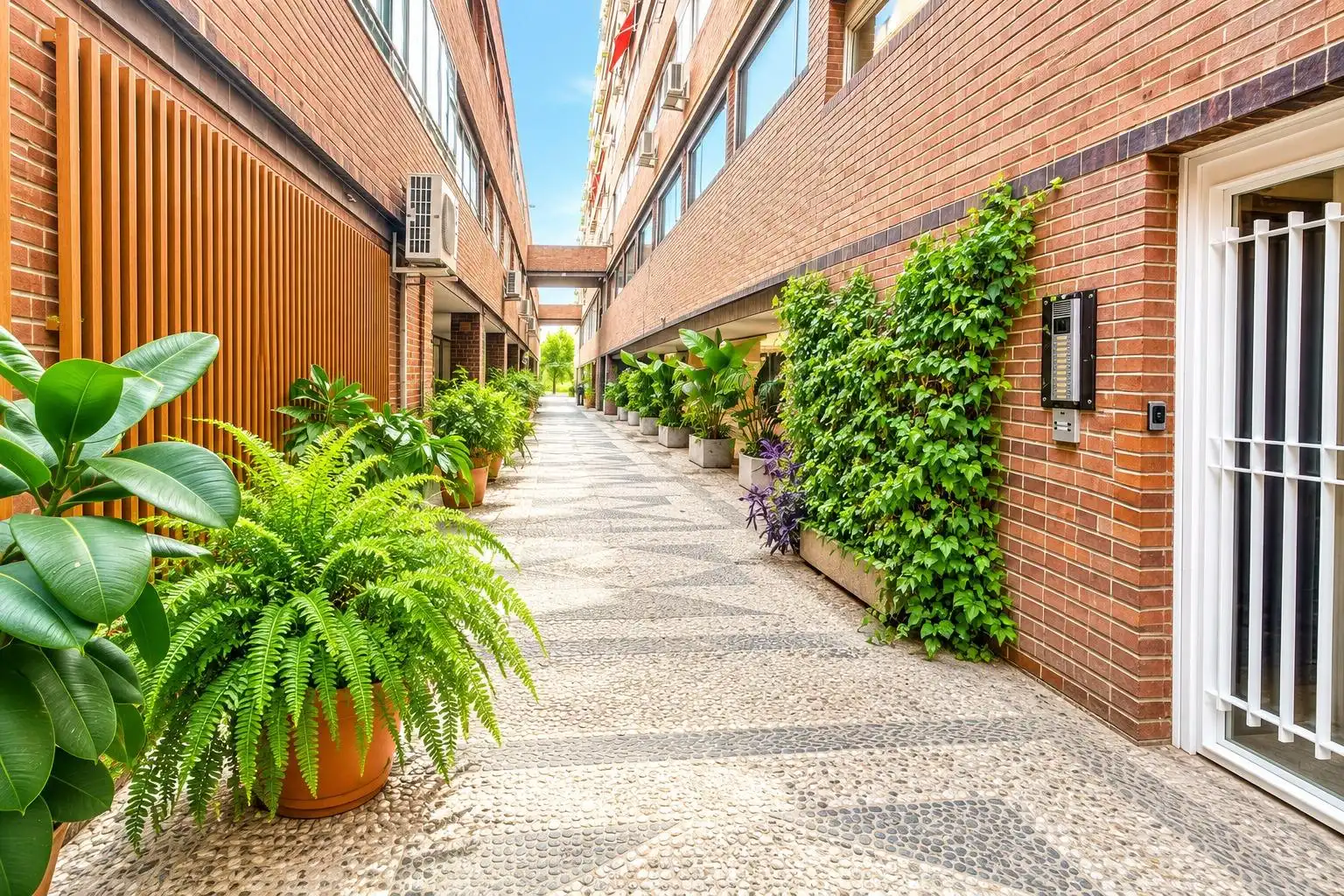 Vista exterior de Piso en venta en Granada con Jardín privado, Parquet y Piscina comunitaria