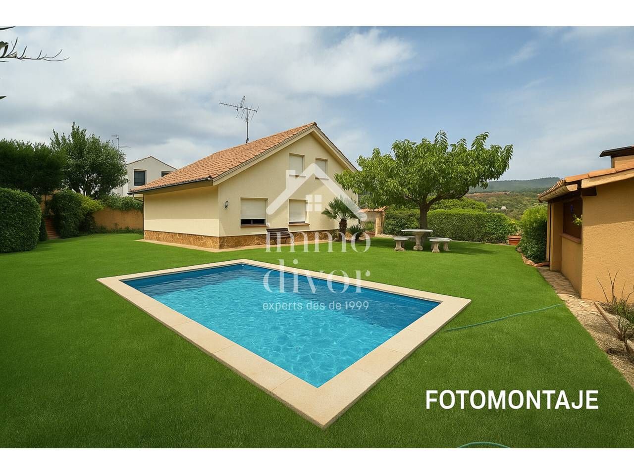 Swimming pool of House or chalet for sale in Sant Andreu de Llavaneres  with Heating, Private garden and Terrace