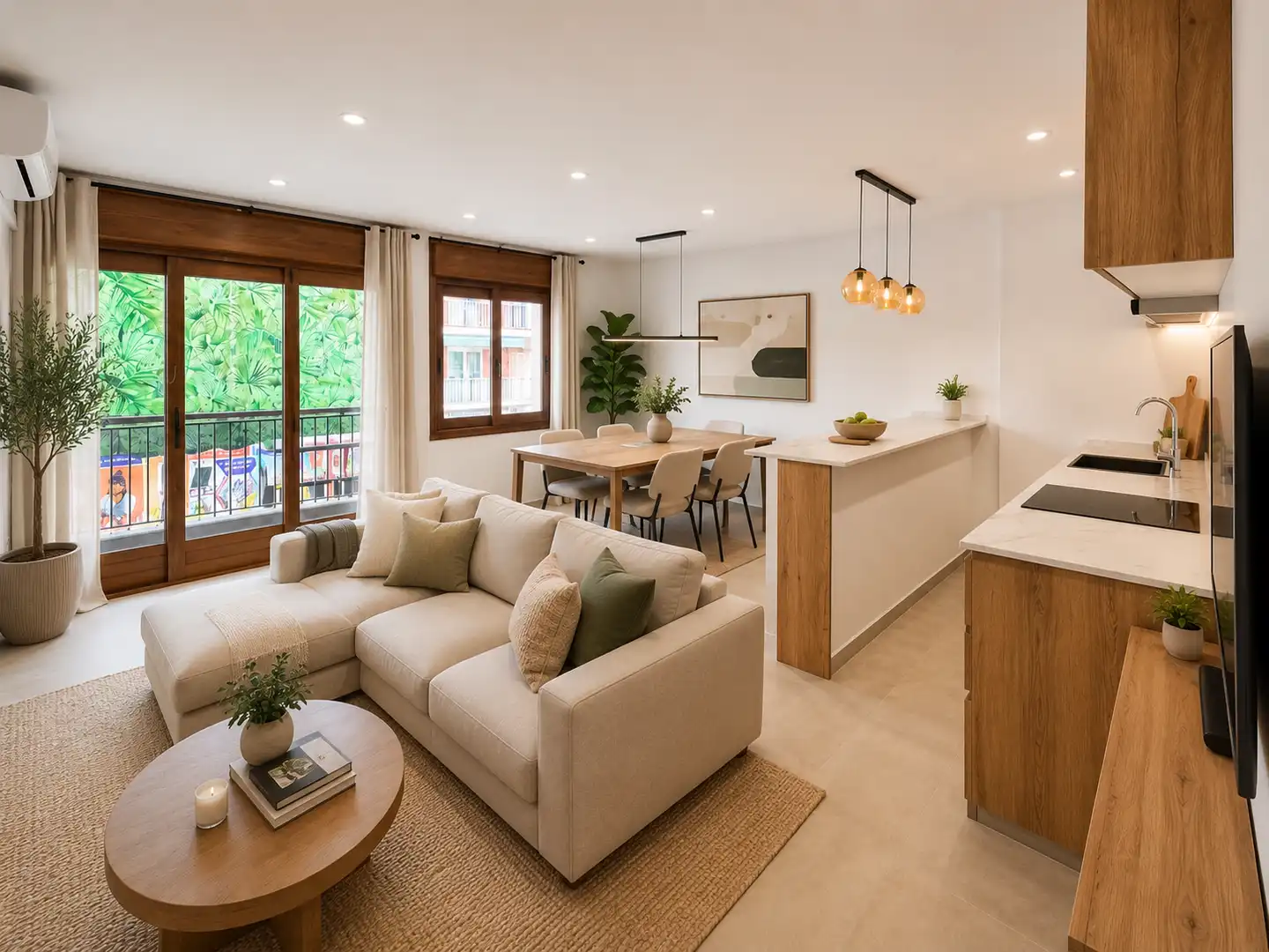 Sala de estar de Piso en venta en Canet de Mar con Aire acondicionado y Calefacción