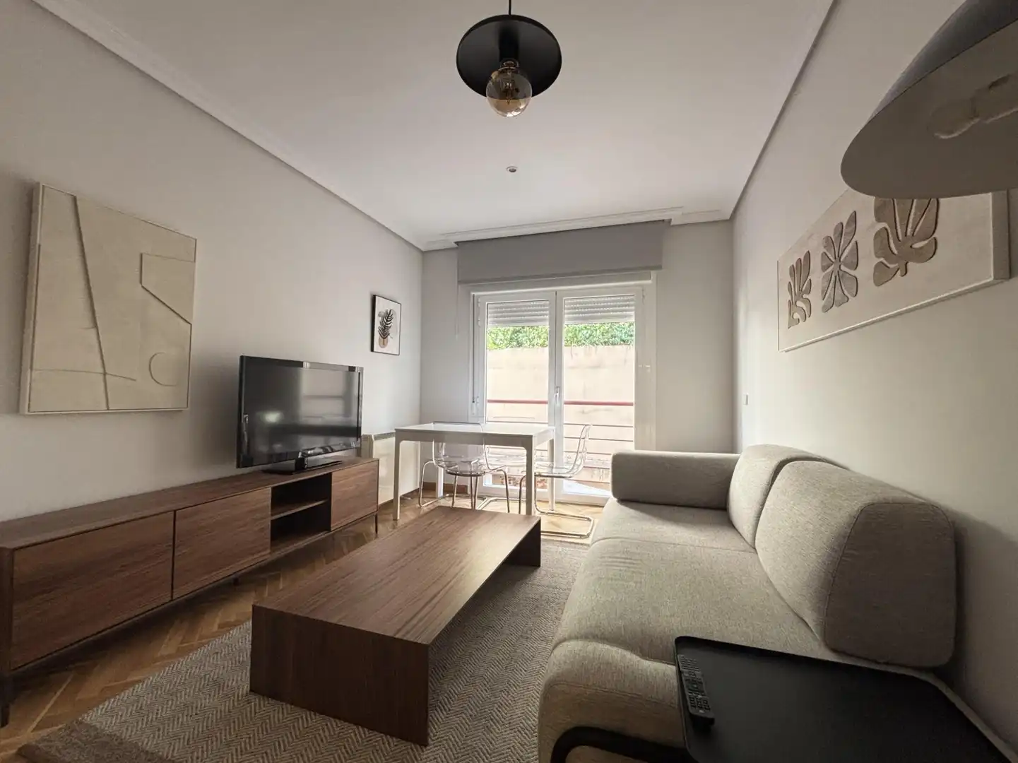 Wohnzimmer von Wohnung zur Miete in Madrid mit Klimaanlage, Heizung und Parkett