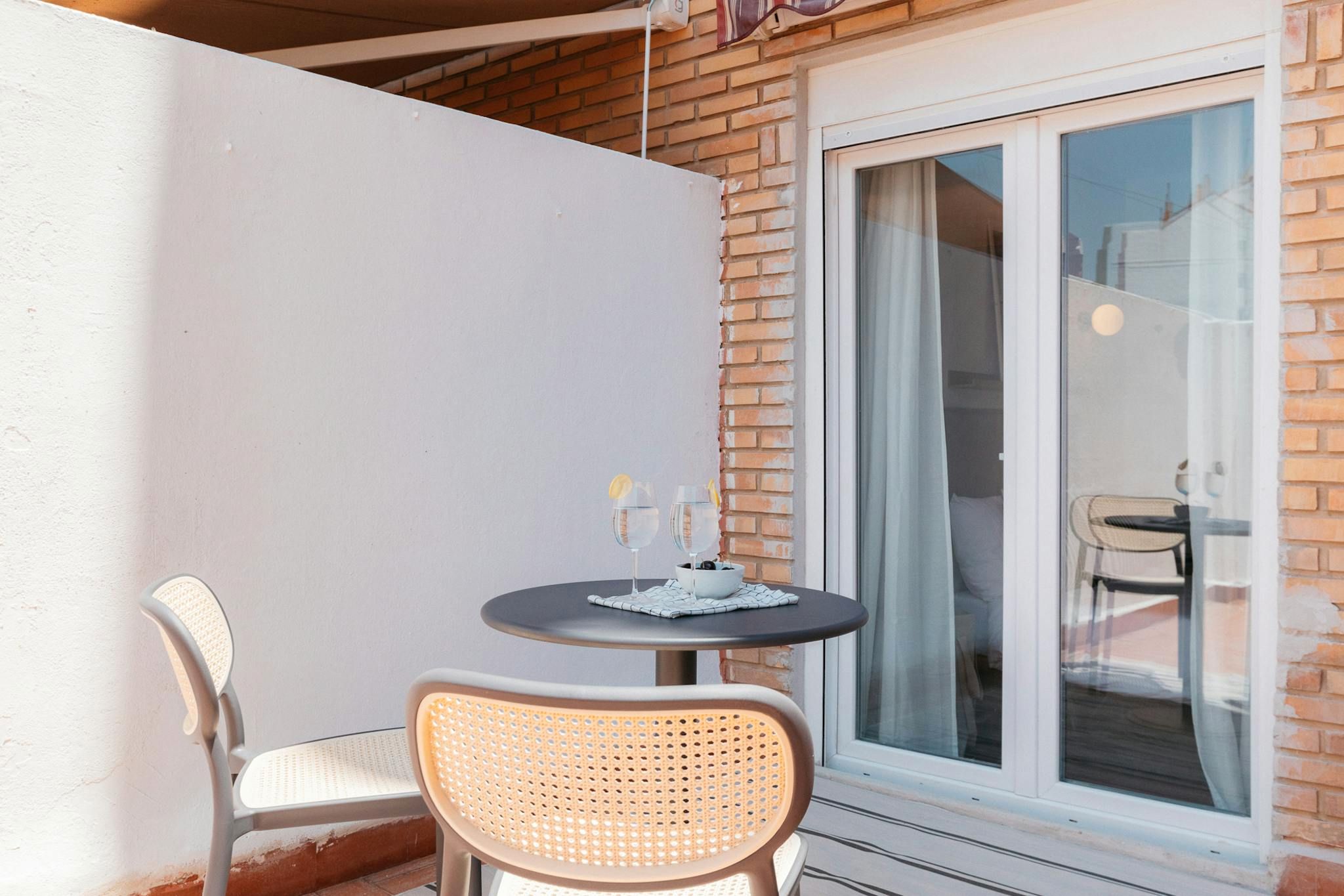 Terrace of Flat to share in  Valencia Capital  with Furnished and Internet