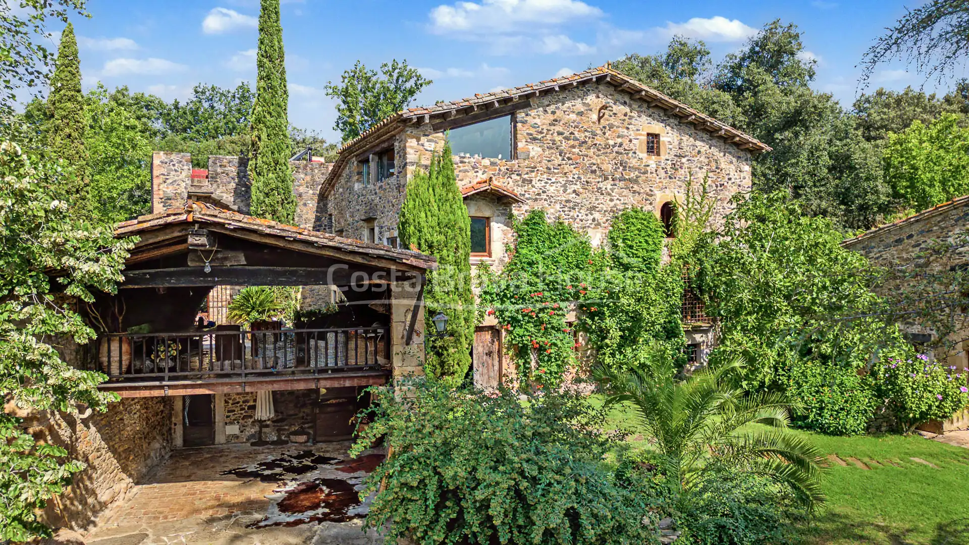 Vista exterior de Finca rústica en venda en Sant Gregori amb Aire condicionat, Calefacció i Jardí privat