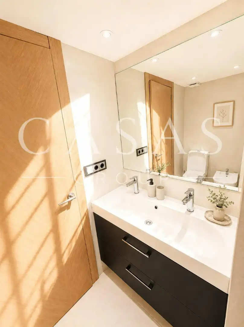 Baño de Casa o chalet de alquiler en Esplugues de Llobregat con Aire acondicionado, Piscina y Amueblado