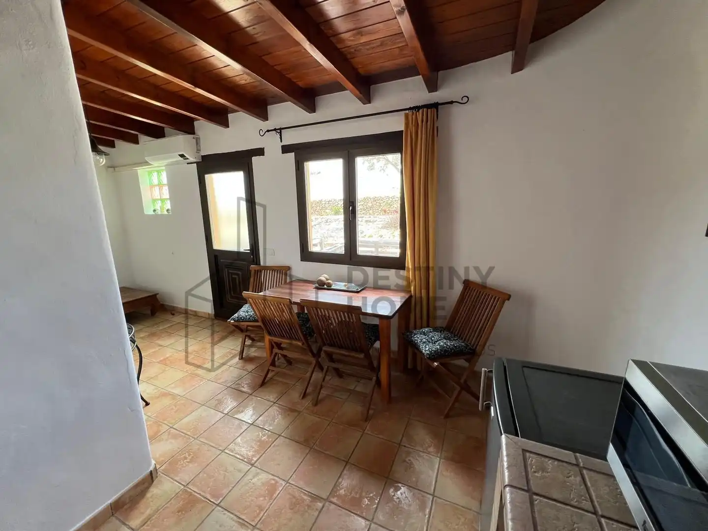 Dining room of Country homes for sale in La Oliva  with Air Conditioner, Private garden and Terrace