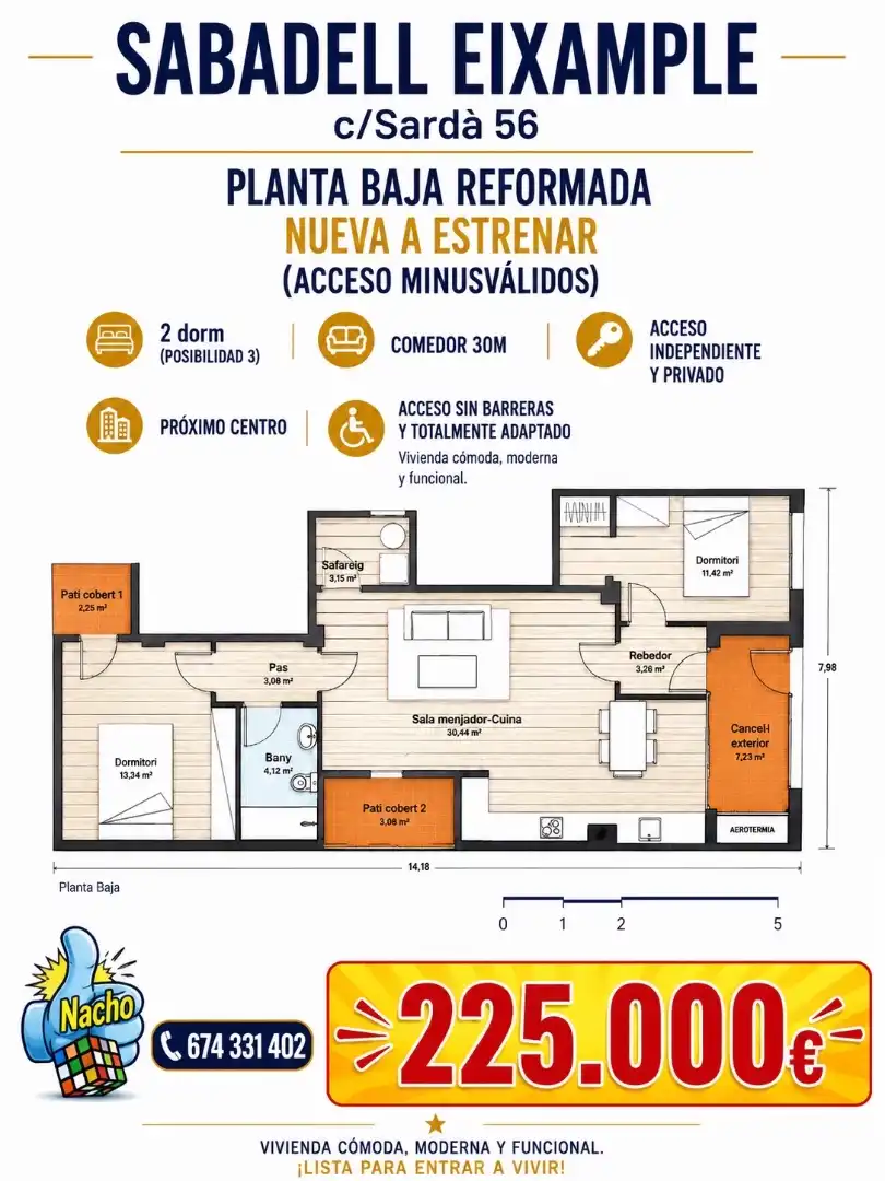 Appartement à vendre à Carrer de Sardà 56
