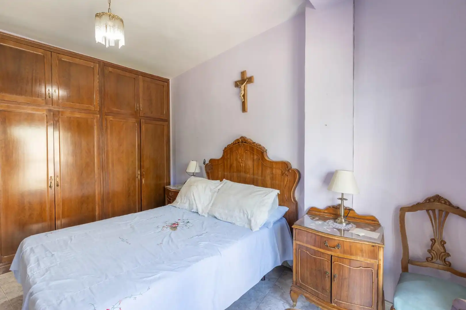 Bedroom of Flat for sale in Granada  with Balcony