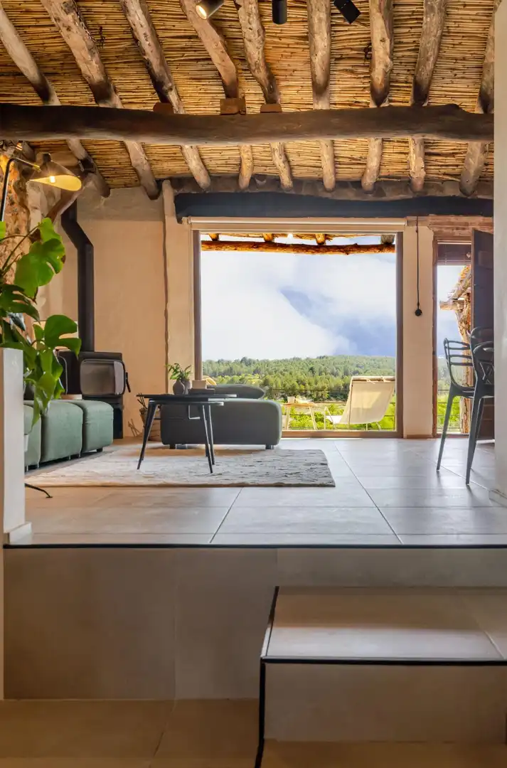 Terraza de Finca rústica en venta en Venta del Moro con Jardín privado, Terraza y Amueblado