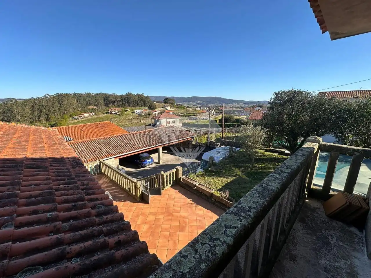 Exterior view of Houses for sale in Vilanova de Arousa  with Heating, Private garden and Terrace
