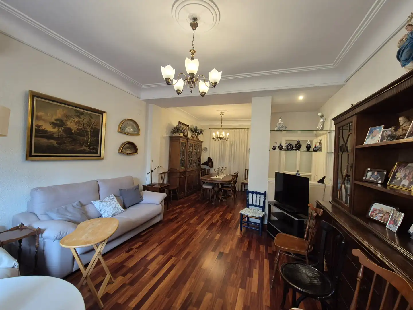 Sala d'estar de Pis en venda en  Valencia Capital amb Aire condicionat, Calefacció i Parquet