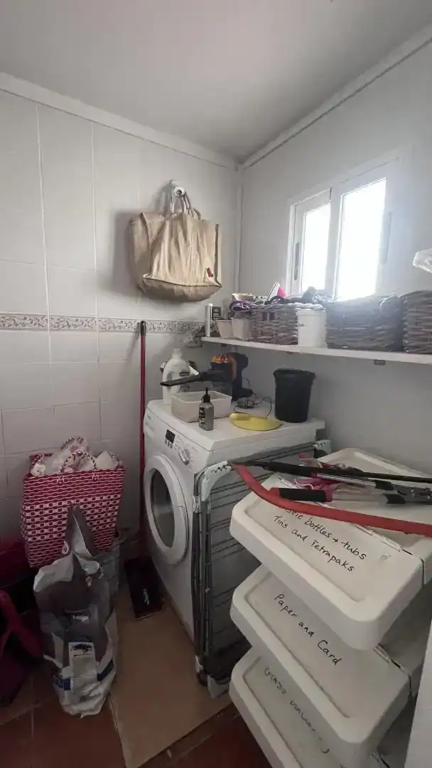Cuina de Casa adosada en venda en Santa Marta de Magasca amb Aire condicionat, Jardí privat i Traster