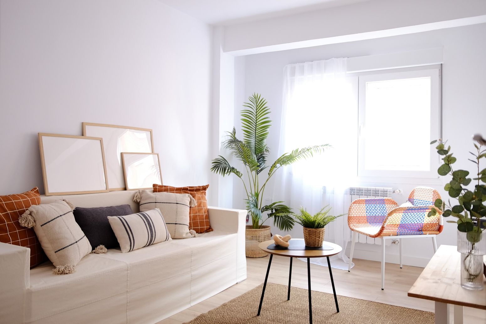 Living room of Flat for sale in Gijón   with Heating and Balcony