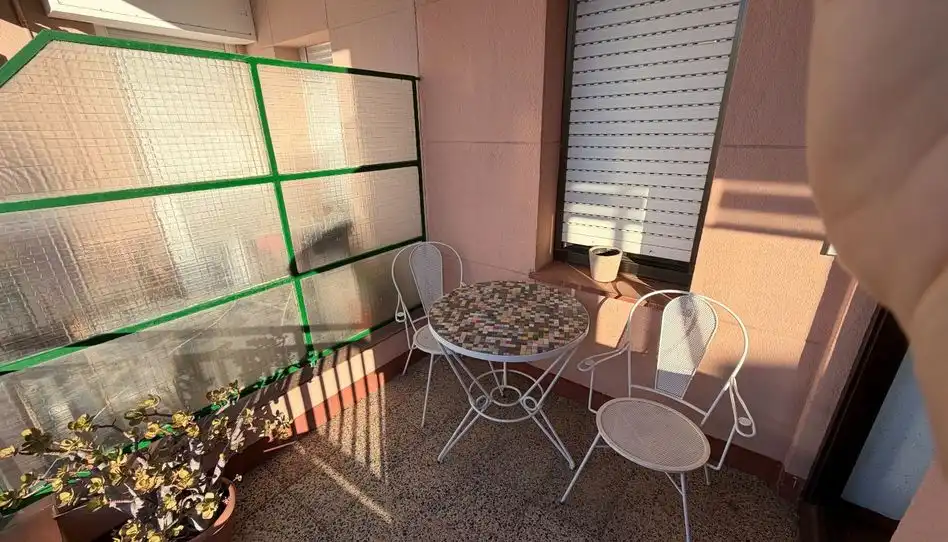 Terraza de Piso de alquiler en Barcelona con Amueblado, Horno y Lavadora