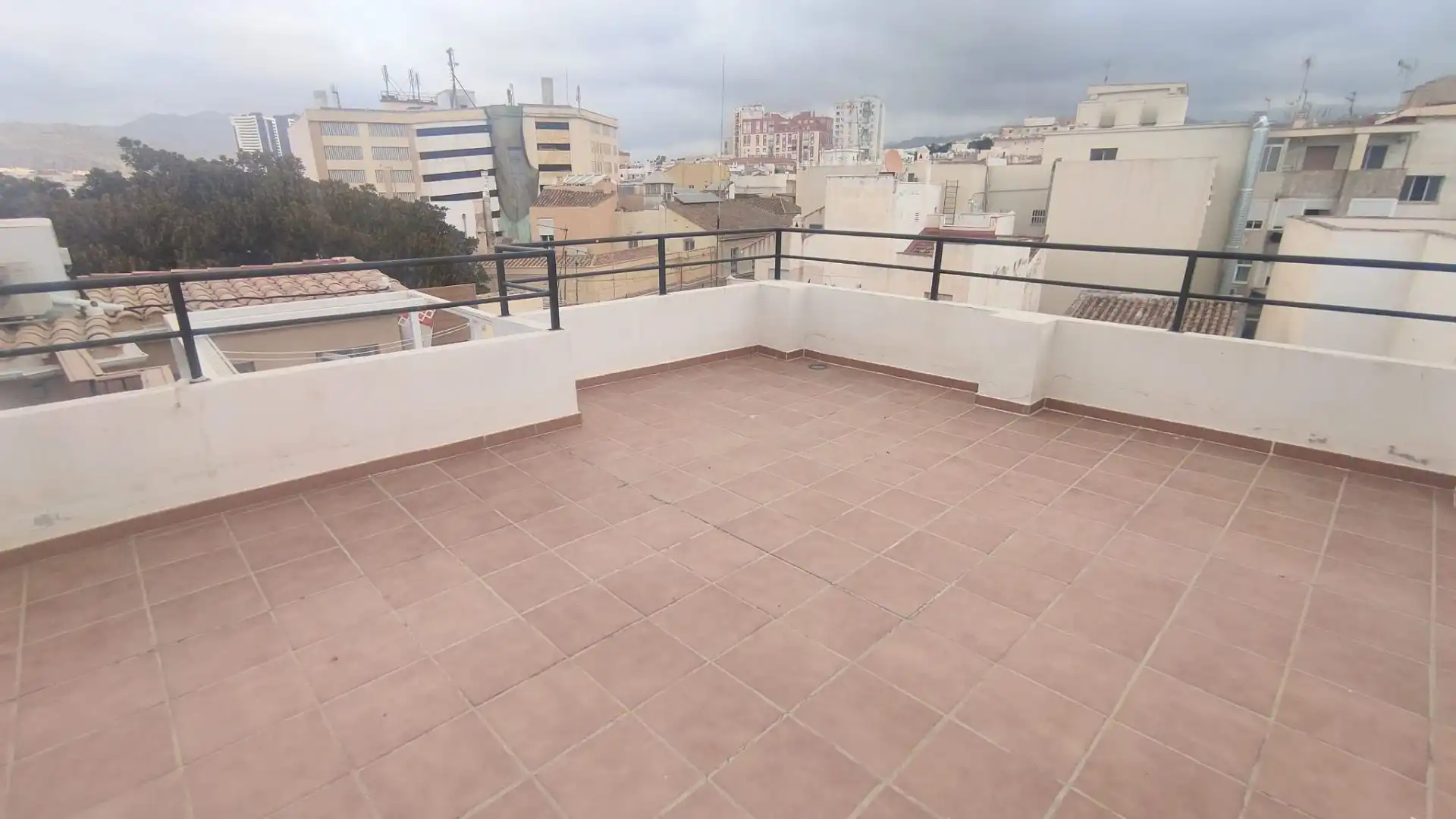 Terrace of Attic for rent in Málaga  with Air Conditioner, Heating and Terrace