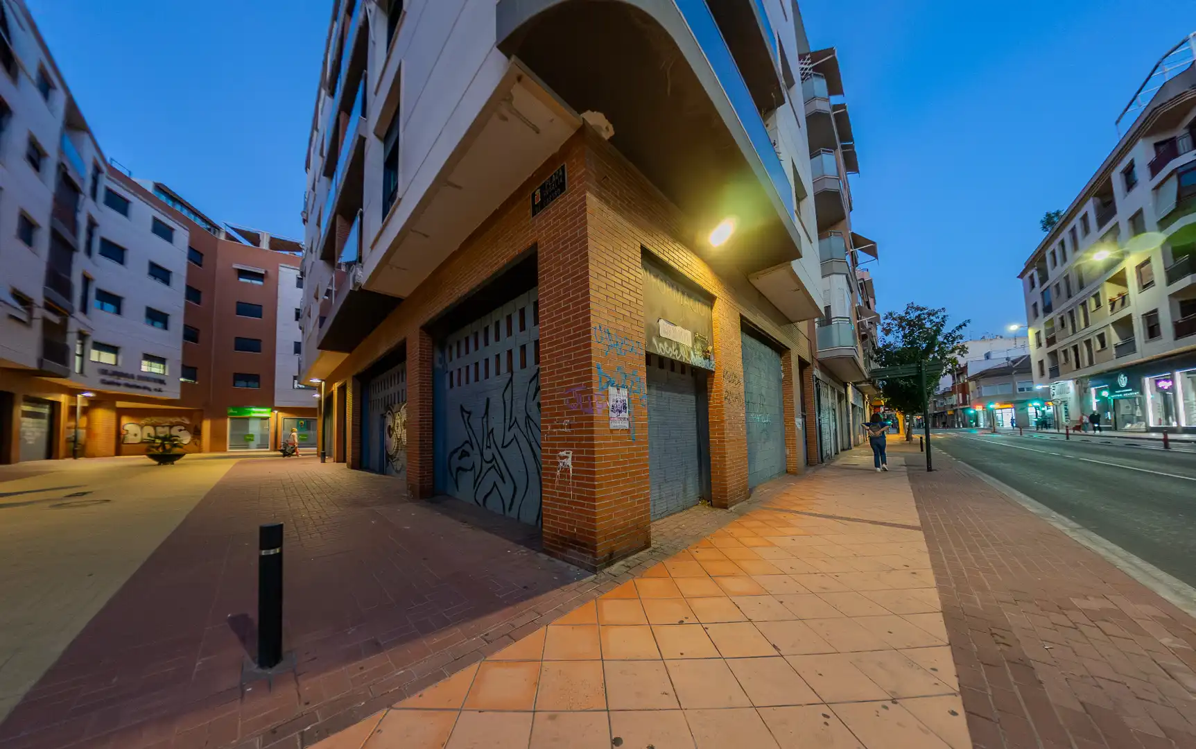 Vista exterior de Planta baja en venta en Murcia