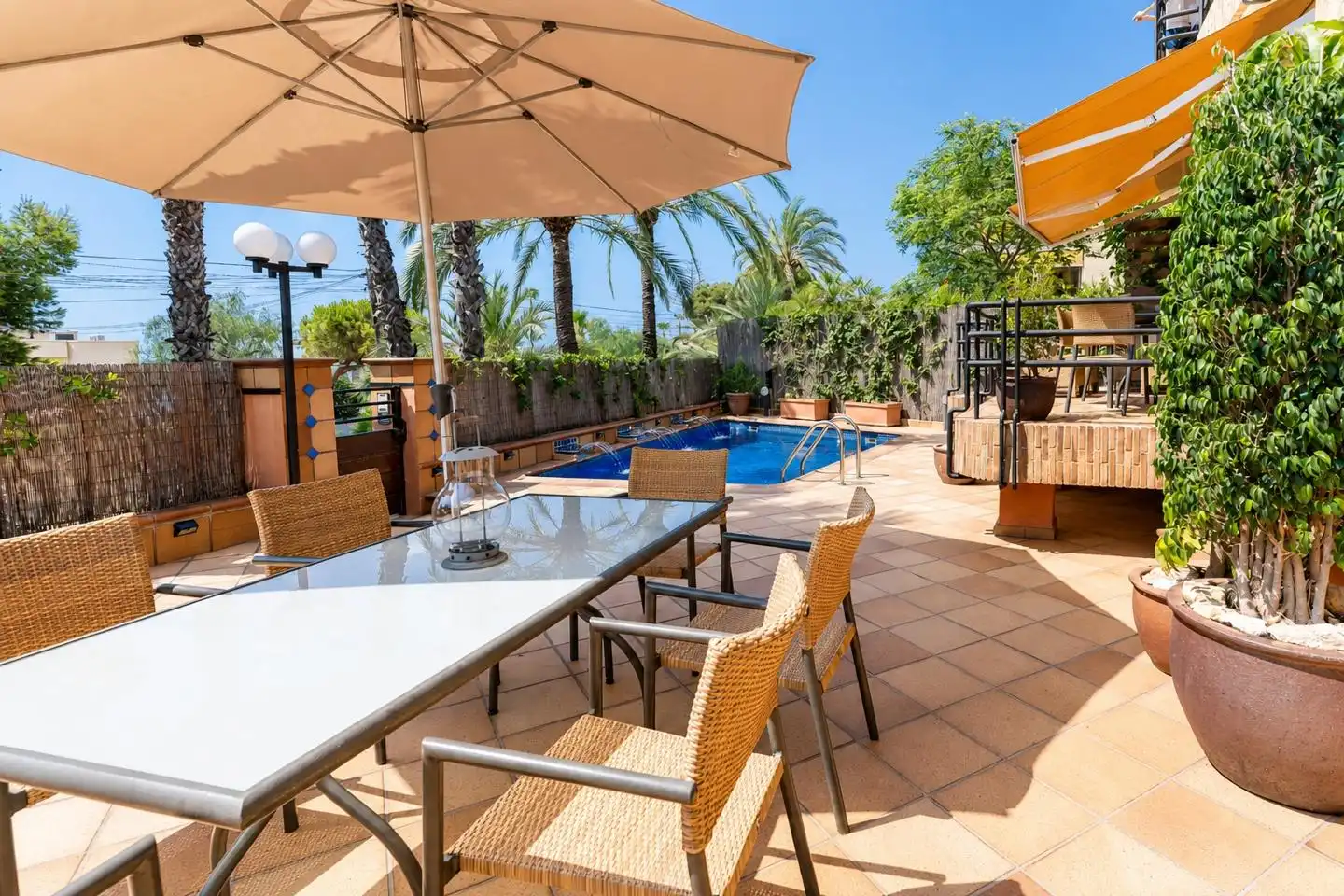 Terrassa de Casa o xalet en venda en Santa Pola amb Aire condicionat, Jardí privat i Terrassa