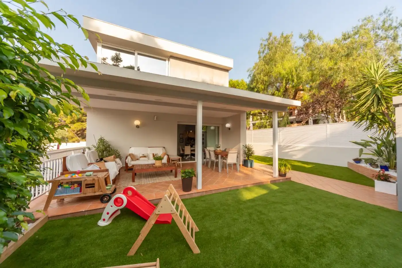 Terraza de Casa o chalet en venta en Montornés - Las Palmas - El Refugio