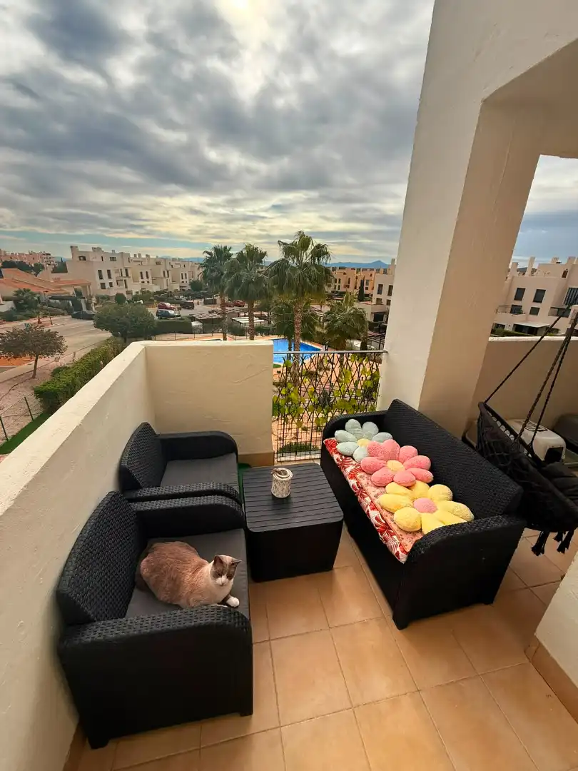 Terrasse von Wohnungen zum Verkauf in Murcia mit Klimaanlage, Heizung und Möbliert