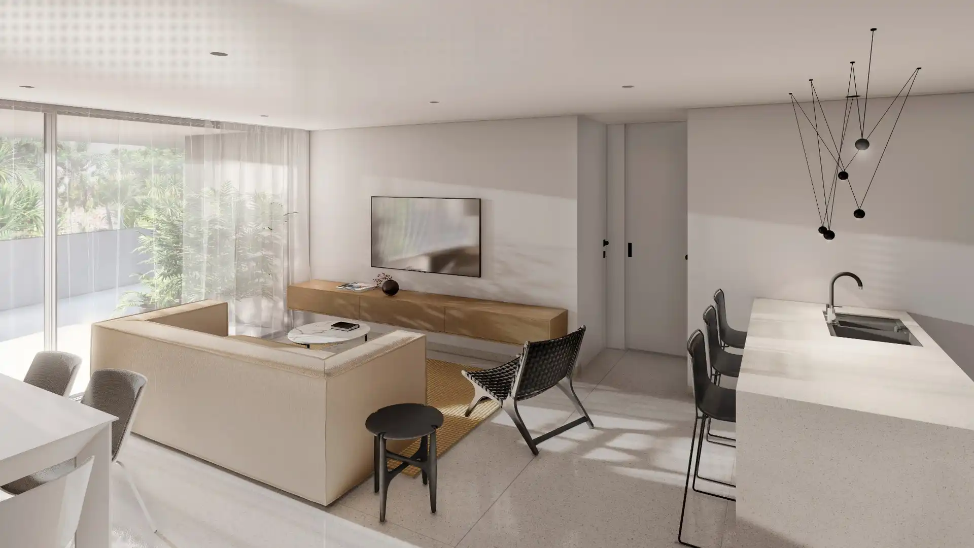 Sala de estar de Apartamento en venta en Guardamar del Segura con Calefacción, Terraza y Trastero
