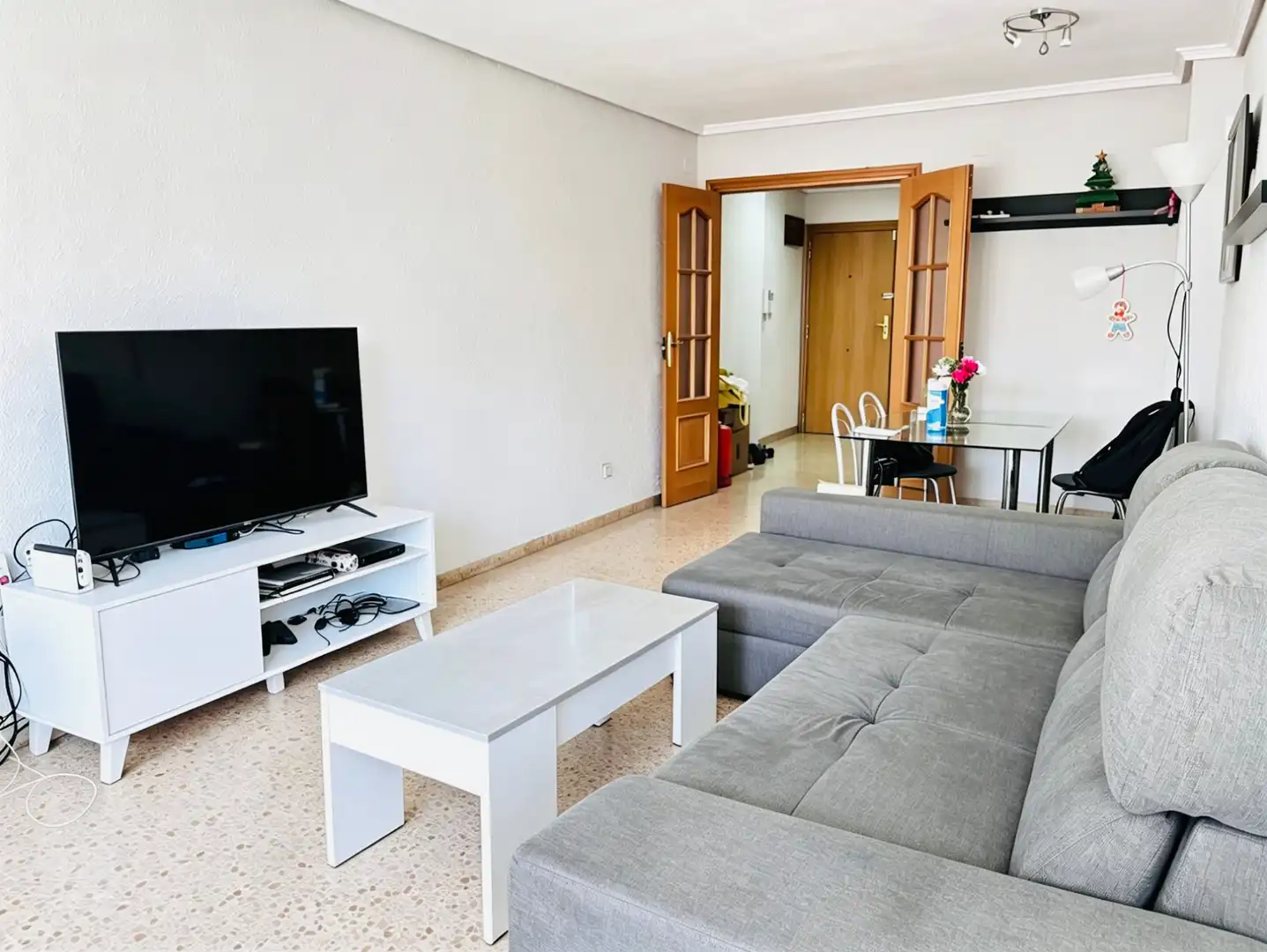 Living room of Flat for sale in Valencia  with Air Conditioner, Heating and Terrace