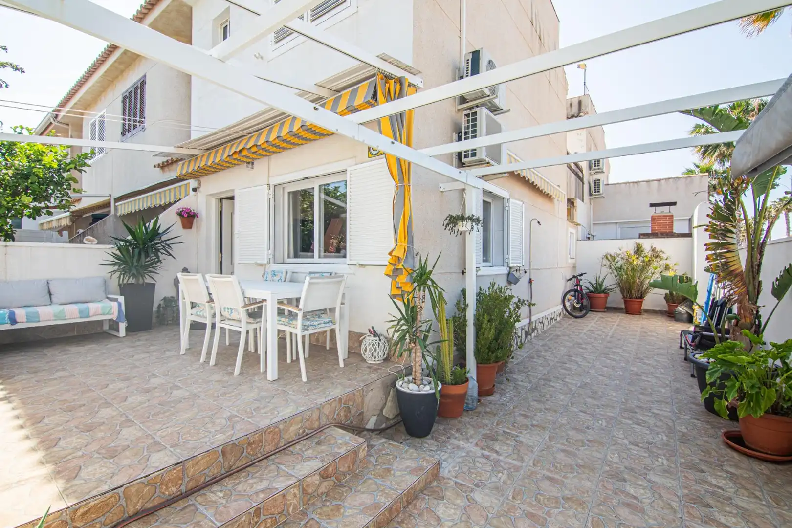 Terraza de Casa o chalet en venta en Santa Pola con Aire acondicionado, Terraza y Piscina comunitaria