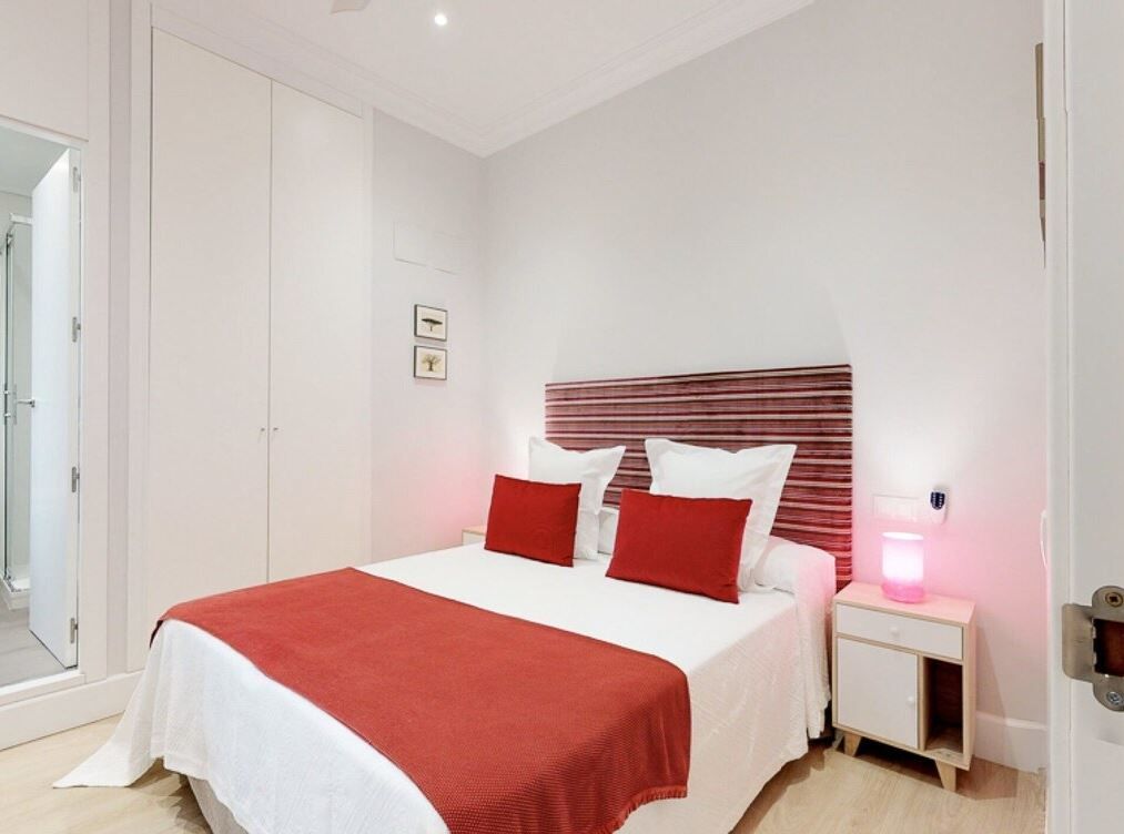 Bedroom of Flat to rent in  Madrid Capital  with Air Conditioner, Furnished and Pets allowed