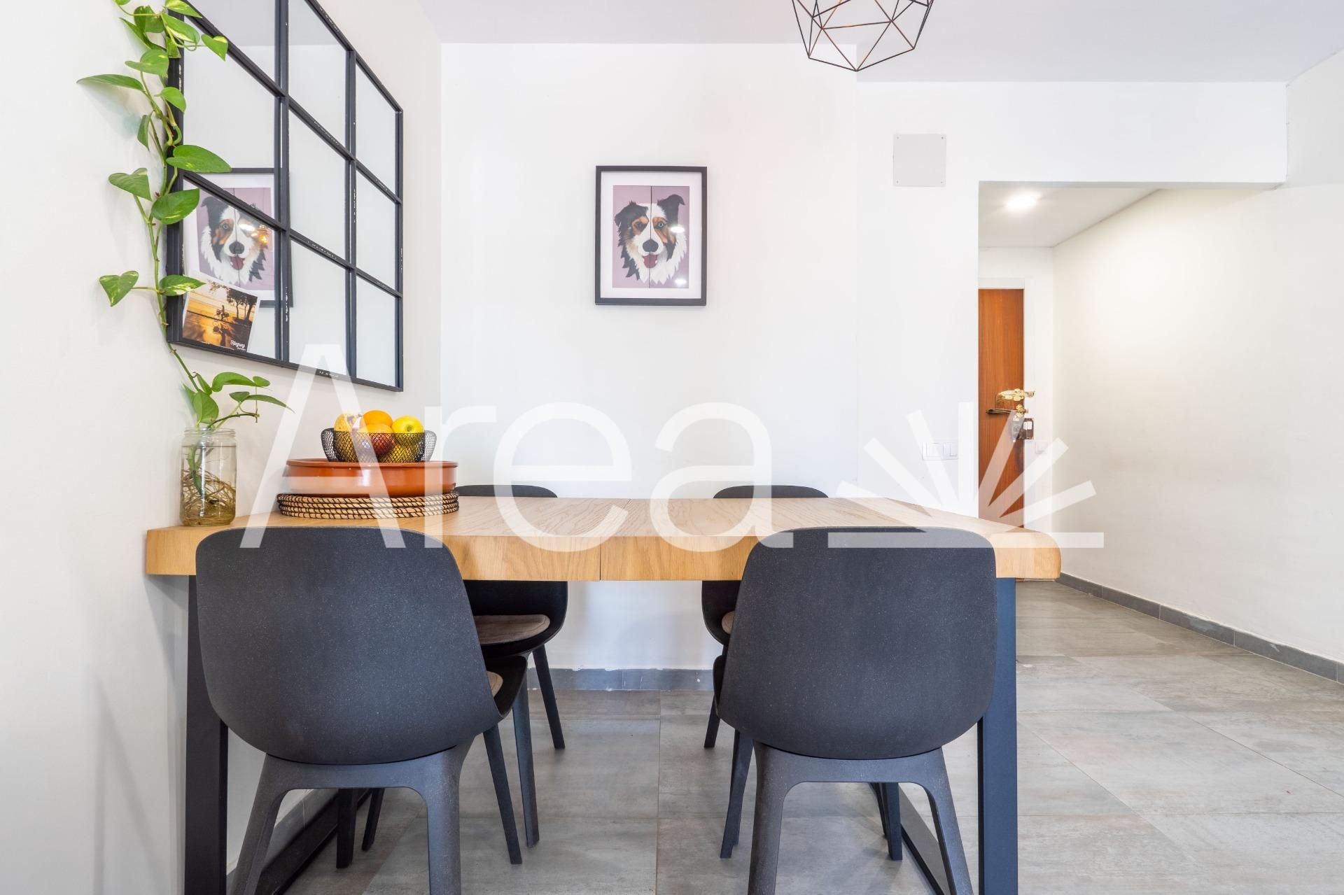 Esszimmer von Wohnung zum Verkauf in Mataró mit Parkett und Balkon