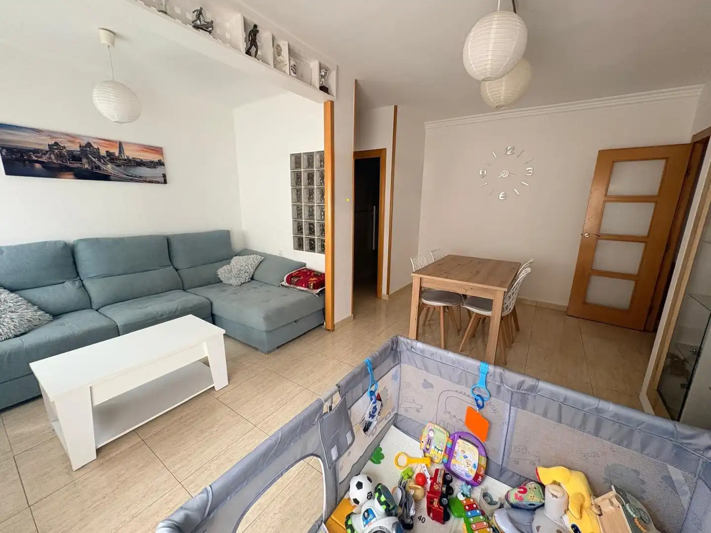 Sala de estar de Piso en venta en Vilanova del Camí con Aire acondicionado, Calefacción y Terraza