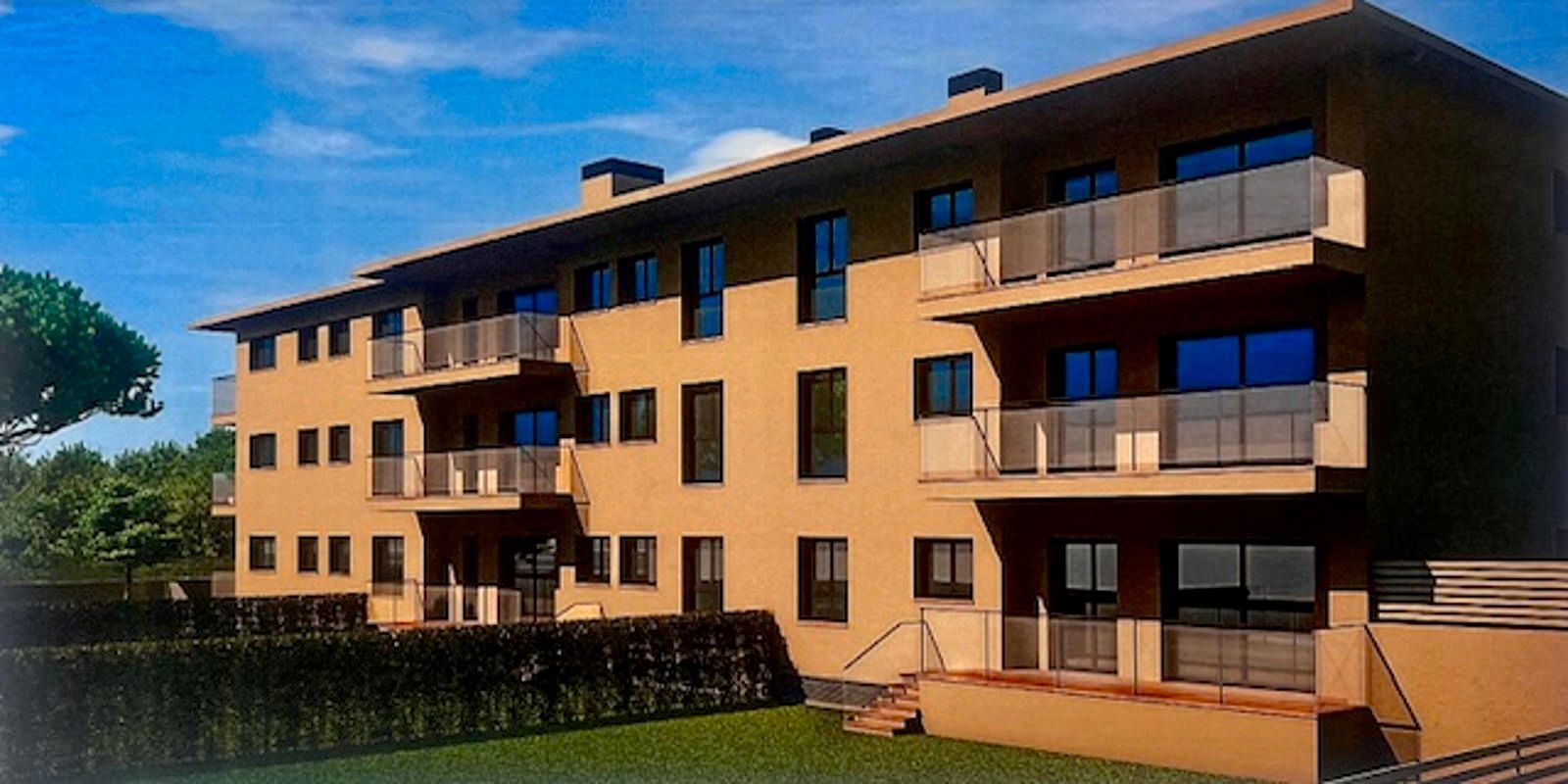 Exterior view of Flat for sale in Pals  with Air Conditioner, Terrace and Swimming Pool