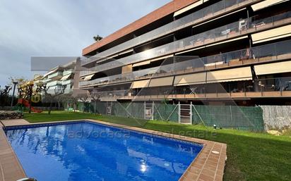 Swimming pool of Attic for sale in Salou  with Air Conditioner, Private garden and Oven