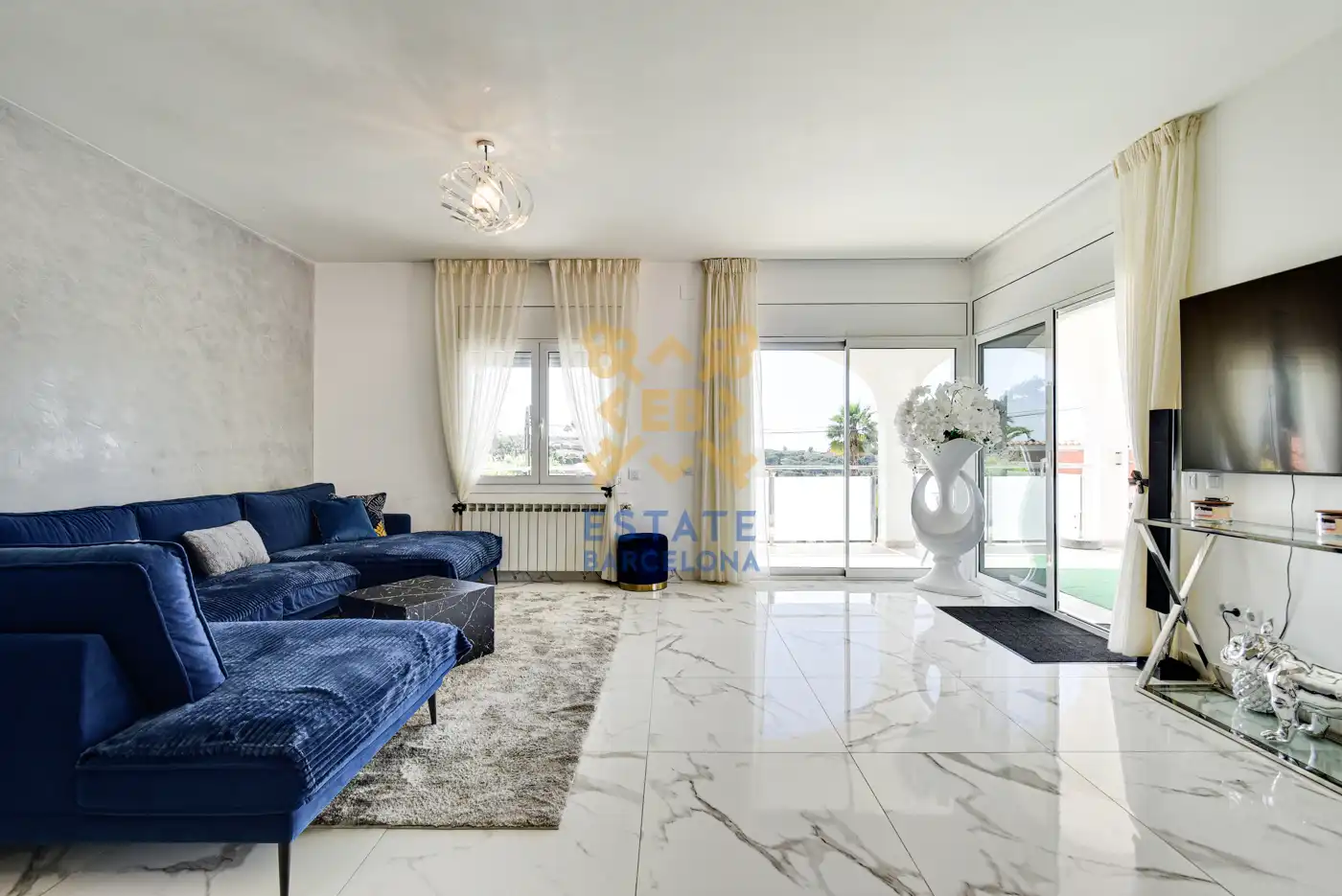Sala de estar de Casa o chalet en venta en Lloret de Mar con Aire acondicionado, Jardín privado y Terraza
