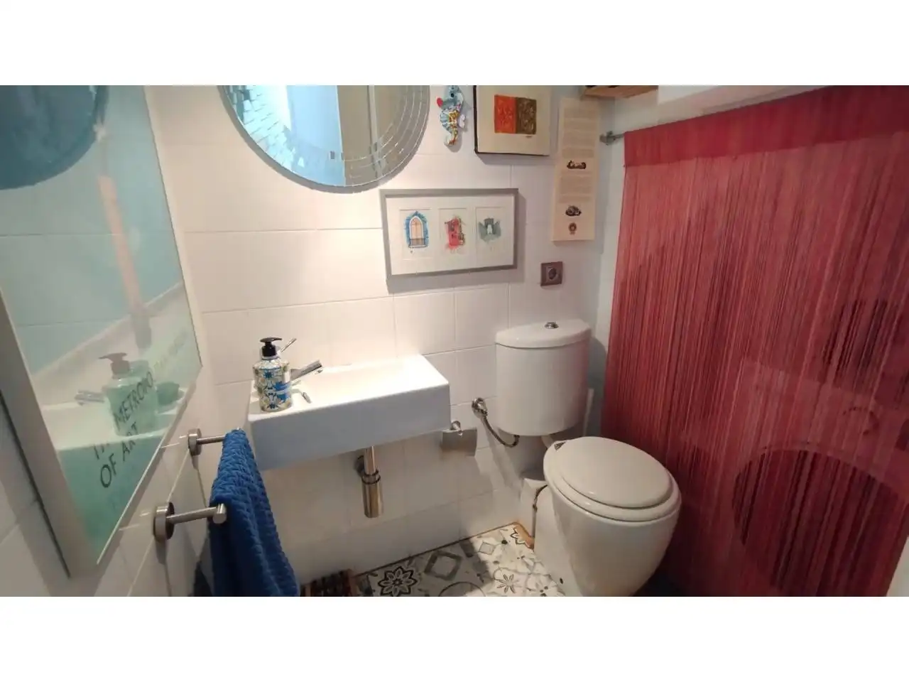 Badezimmer von Maisonette zum Verkauf in Huelva mit Klimaanlage, Parkett und Balkon