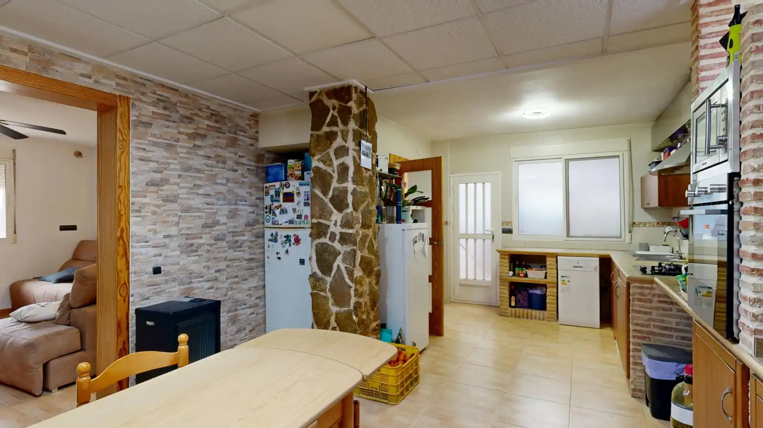 Cocina de Casa adosada en venta en Murcia con Terraza y Balcón