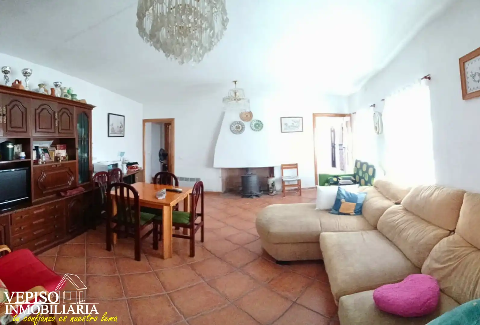 Sala d'estar de Casa o xalet en venda en Torralba de Oropesa amb Aire condicionat, Calefacció i Jardí privat