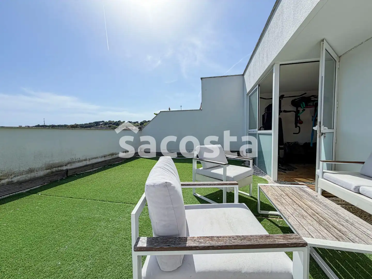Terrassa de Casa adosada en venda en Canet de Mar amb Calefacció, Jardí privat i Terrassa