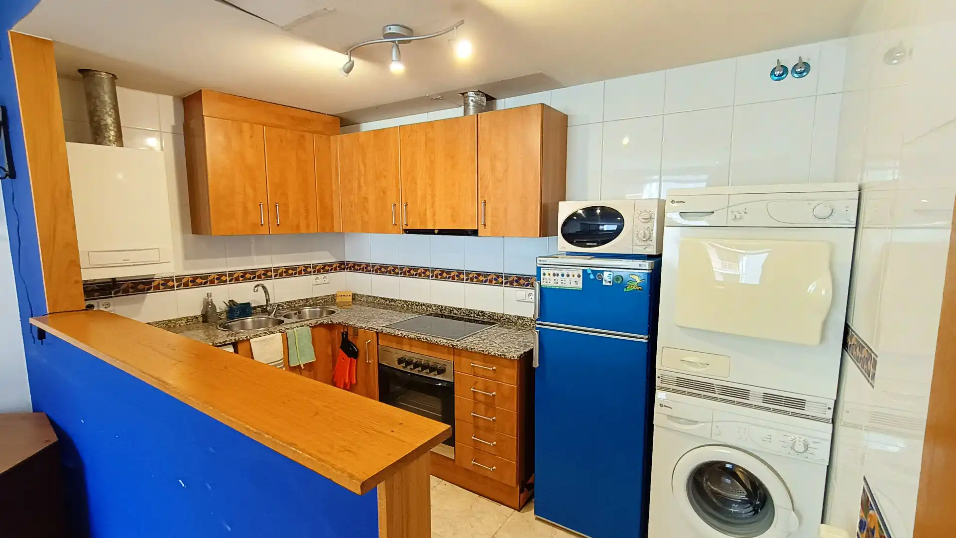 Kitchen of Flat for sale in Sort  with Heating, Parquet flooring and Furnished