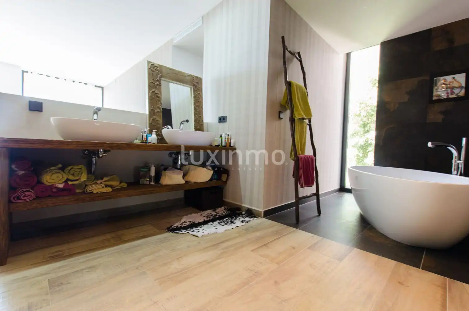 Badezimmer von Haus oder Chalet zum Verkauf in Altea mit Klimaanlage, Heizung und Privatgarten