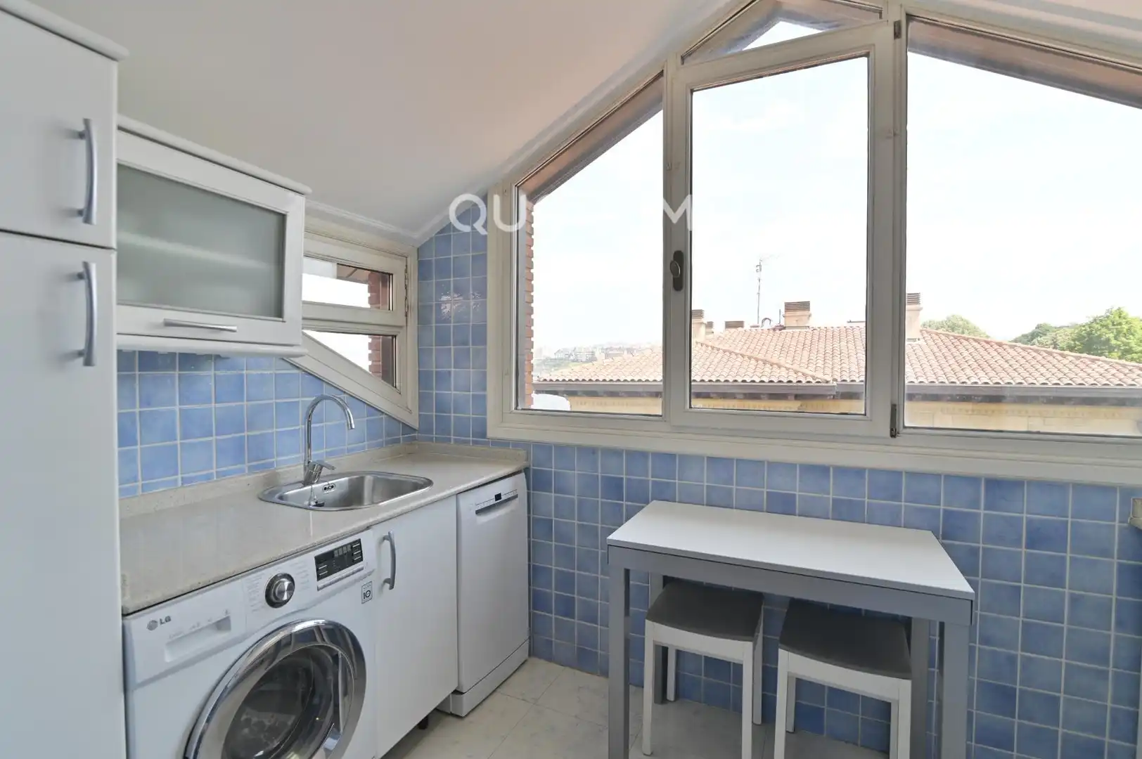 Cocina de Piso en venta en Getxo  con Calefacción, Jardín privado y Amueblado