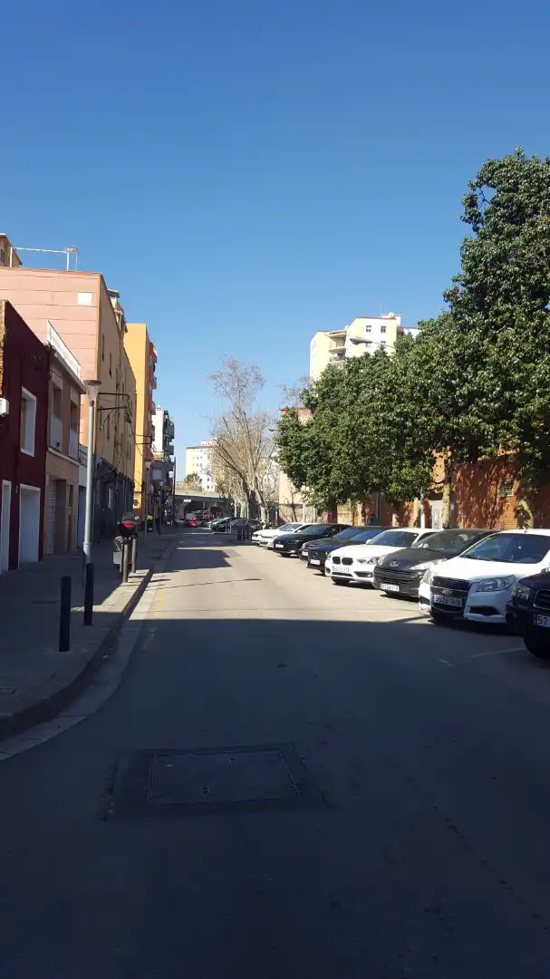 Exterior view of Ground floor for sale in Badalona  with Air Conditioner, Heating and Parquet flooring