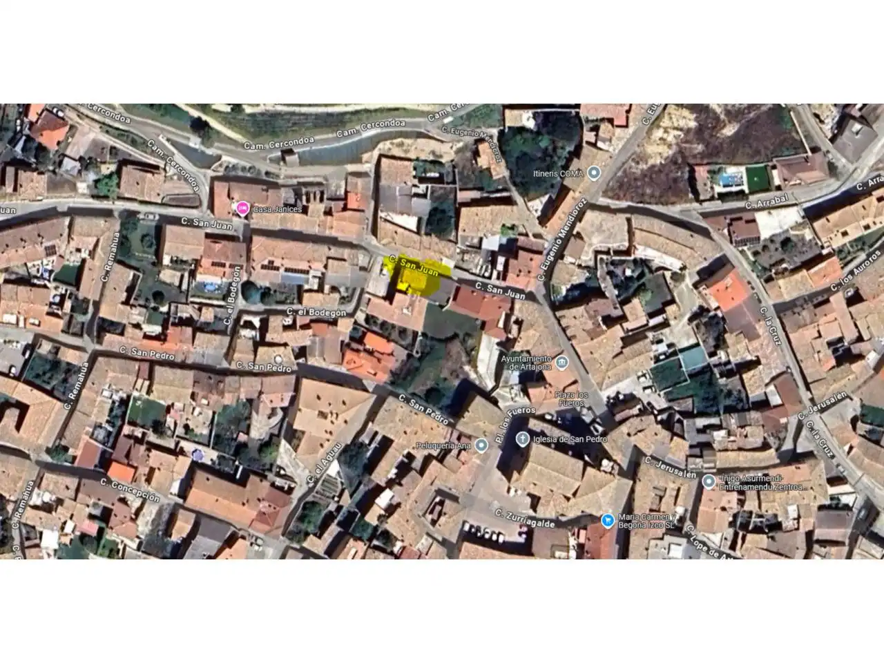 Vista exterior de Casa o xalet en venda en Artajona amb Calefacció i Terrassa