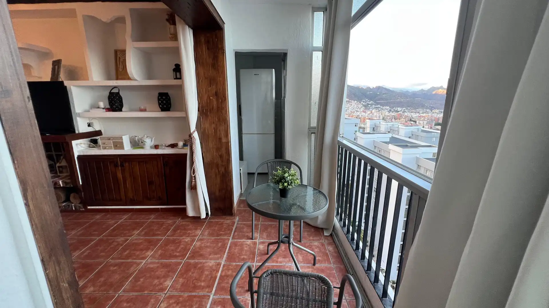Terraza de Piso de alquiler en Santa Cruz de Tenerife con Jardín privado, Terraza y Amueblado