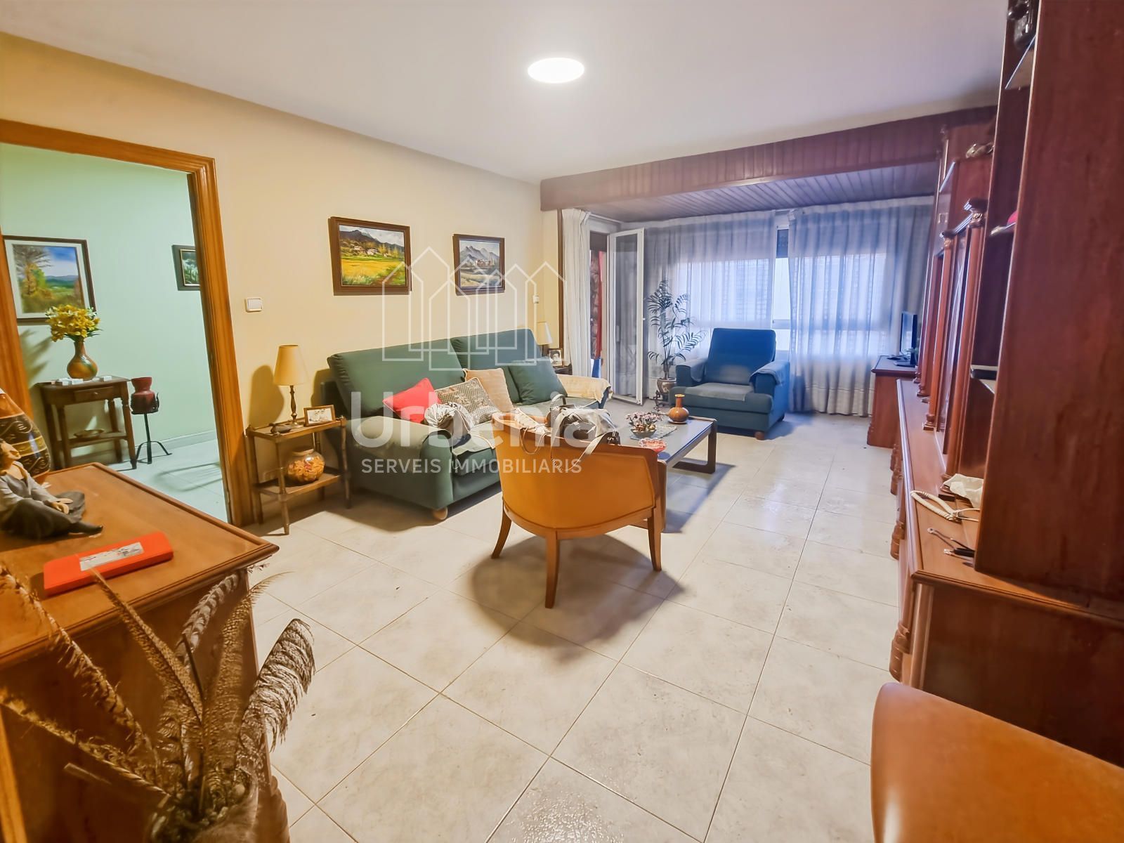 Sala d'estar de Pis en venda en Mataró amb Terrassa