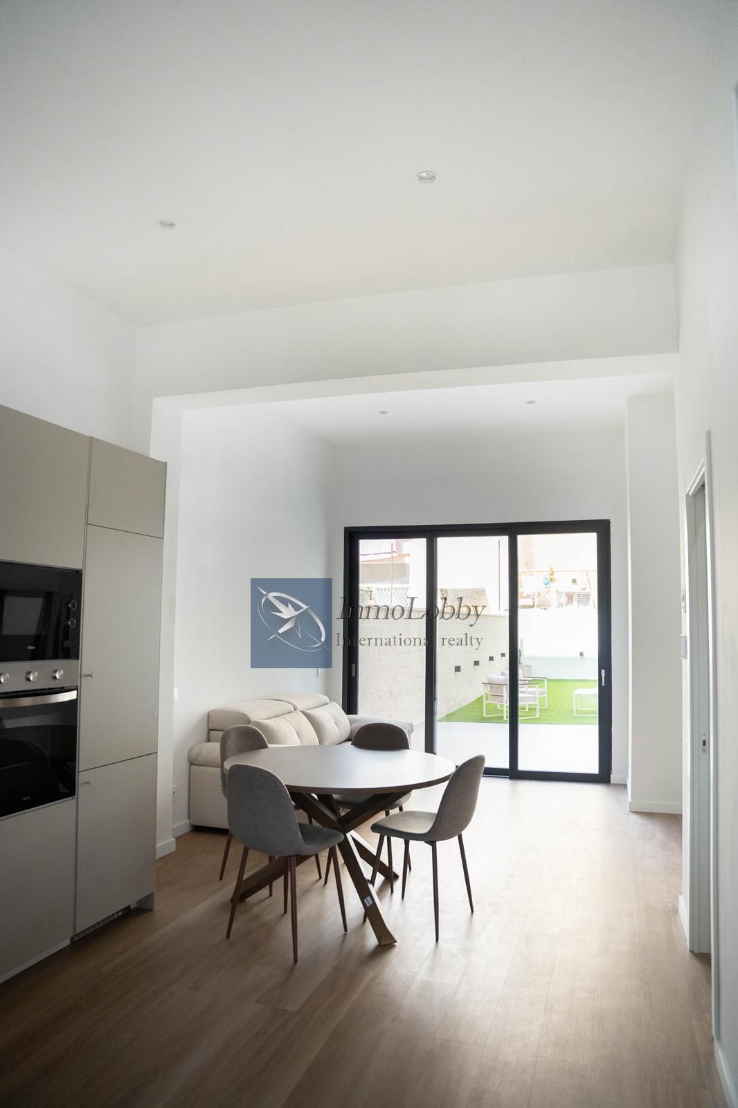 Sala d'estar de Apartament en venda en  Barcelona Capital amb Aire condicionat, Calefacció i Terrassa