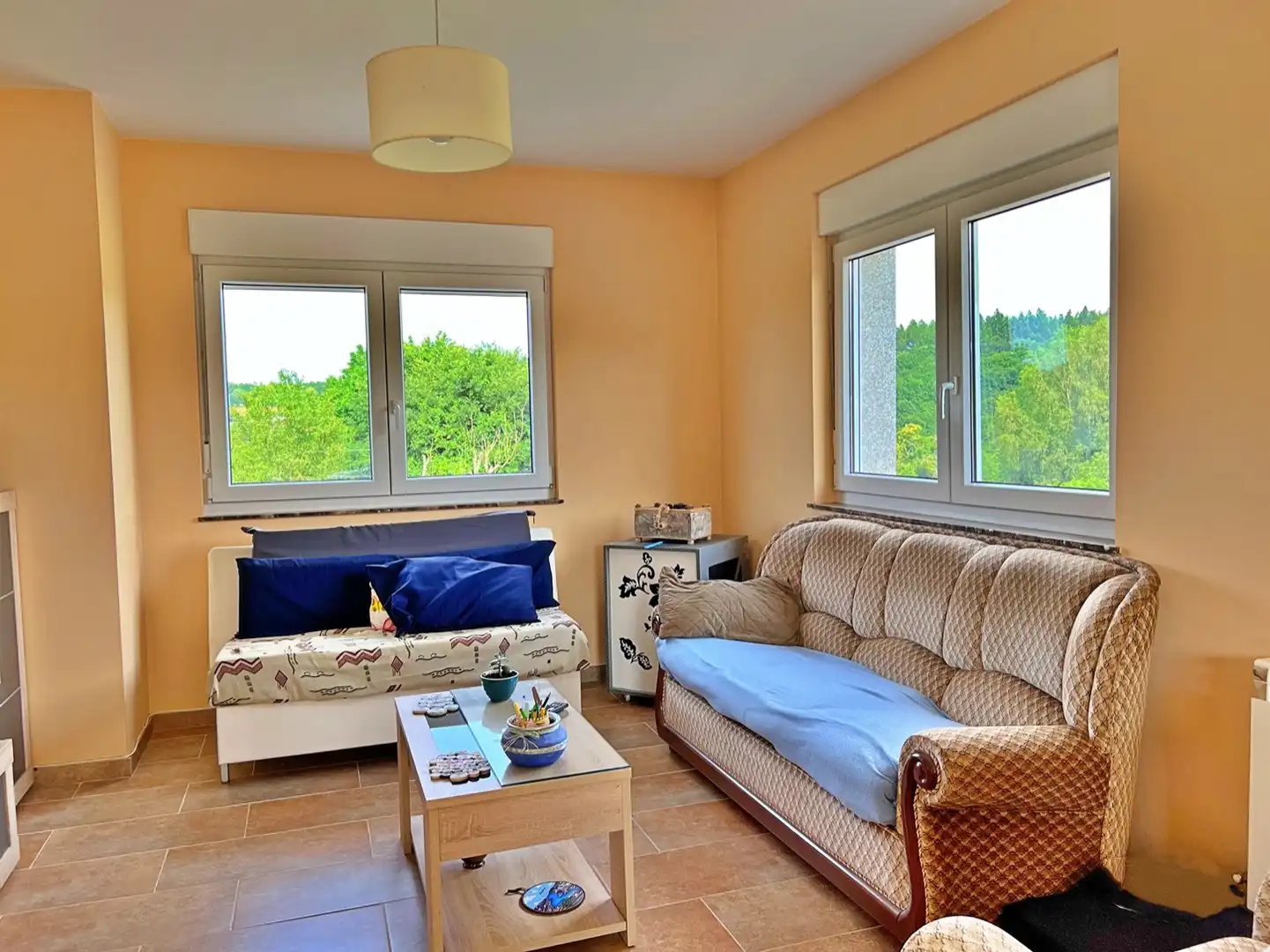 Living room of Houses for sale in Lugo  with Heating, Private garden and Storage room