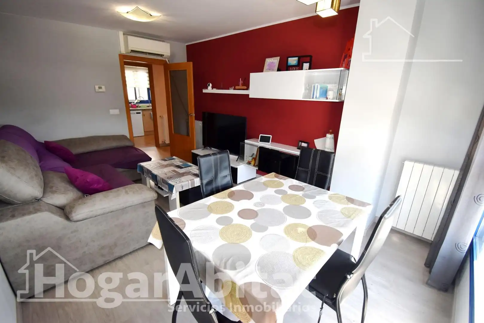 Sala d'estar de Pis en venda en Vila-real amb Aire condicionat, Calefacció i Parquet