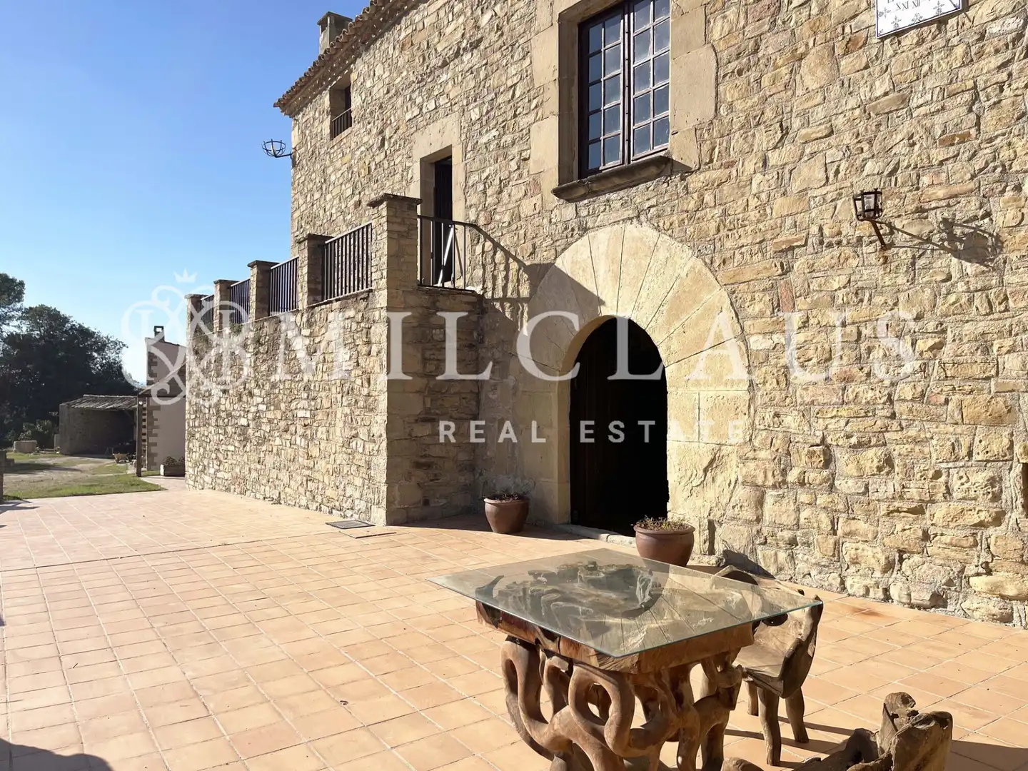 Terrassa de Finca rústica en venda en Talamanca amb Aire condicionat, Calefacció i Jardí privat