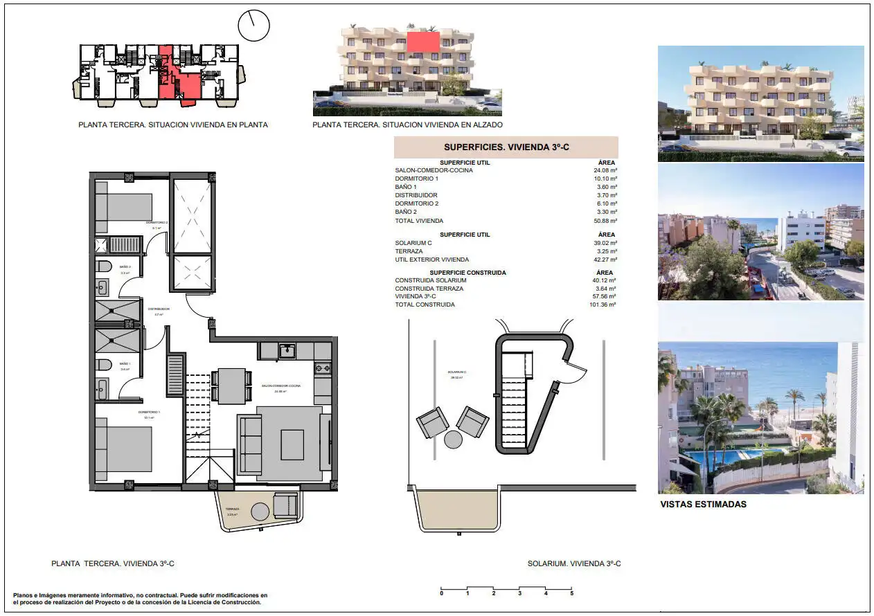 Apartment with terrace for sale in Playa Muchavista, imagen 21